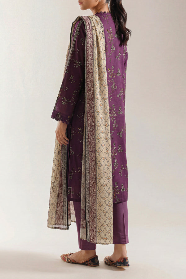 Unstitched Printed Lawn 3 Piece - SY36AR1 2 Unstitched Printed Lawn 3 Piece