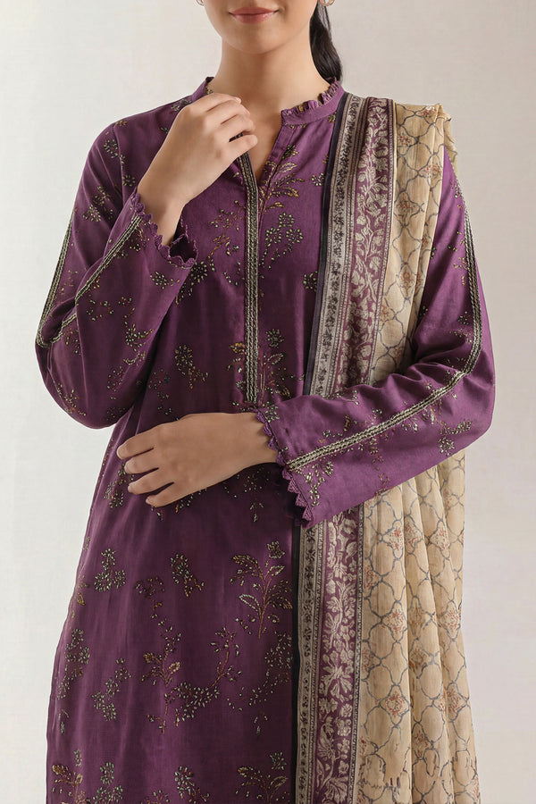 Unstitched Printed Lawn 3 Piece - SY36AR1 3 Unstitched Printed Lawn 3 Piece