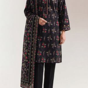 Unstitched Printed Lawn 3 Piece