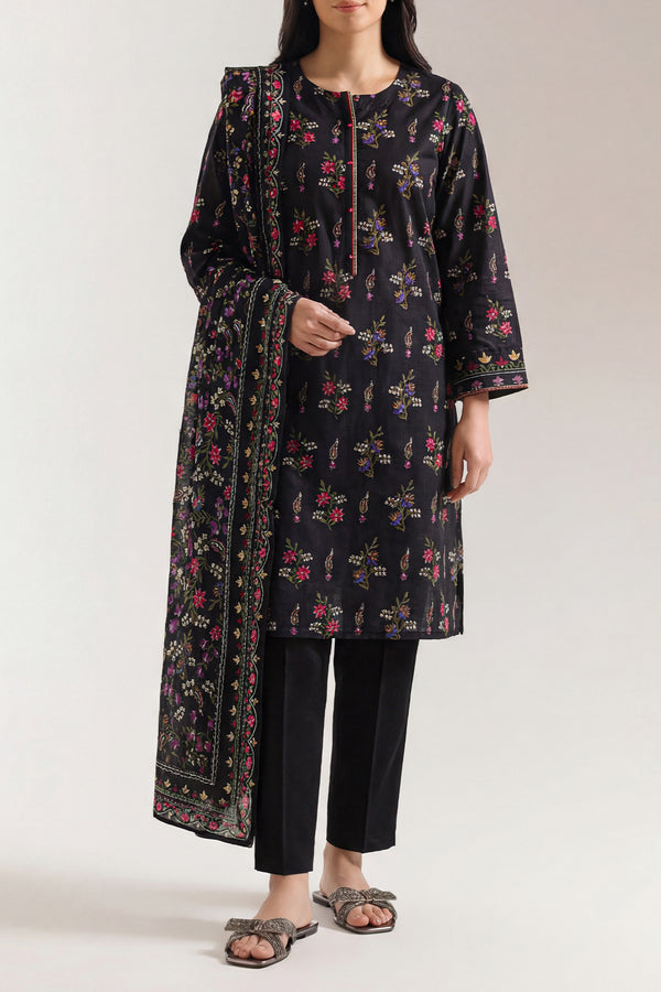 Unstitched Printed Lawn 3 Piece - SY02A 1 Unstitched Printed Lawn 3 Piece