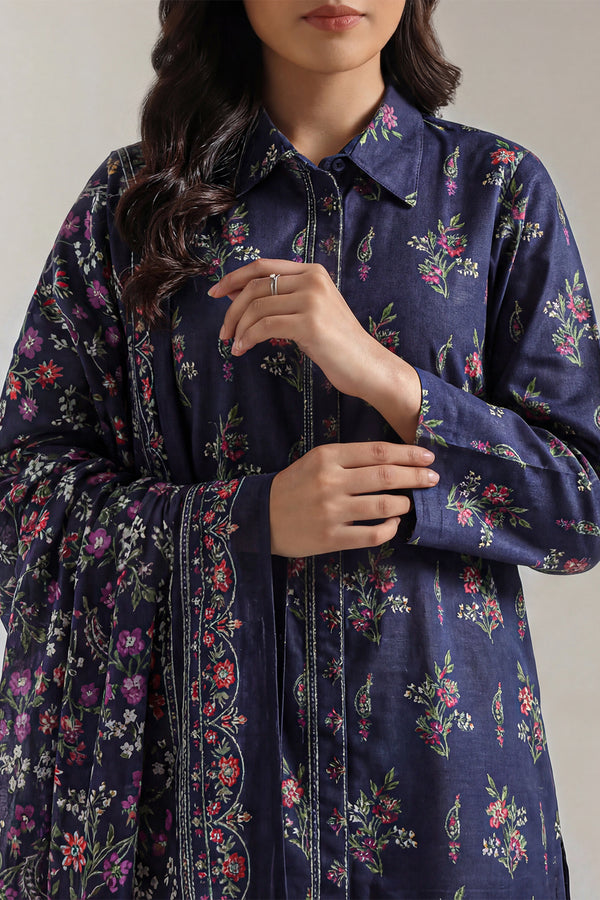 Unstitched Printed Lawn 3 Piece - SY02B 4 Unstitched Printed Lawn 3 Piece