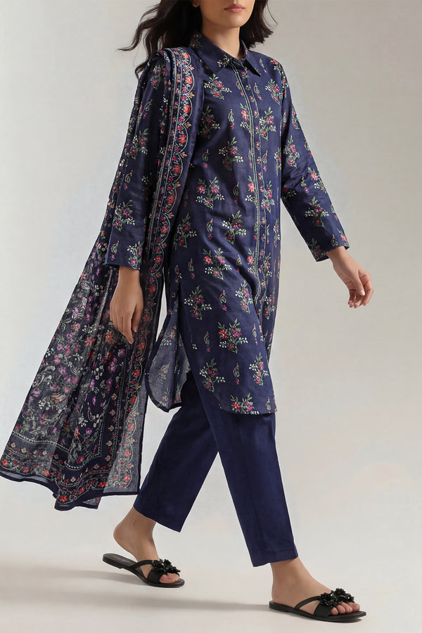 Unstitched Printed Lawn 3 Piece - SY02B 1 Unstitched Printed Lawn 3 Piece