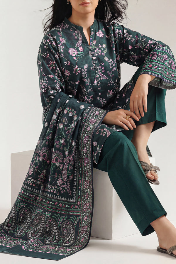 Unstitched Printed Lawn 3 Piece - SY04A 2 Unstitched Printed Lawn 3 Piece