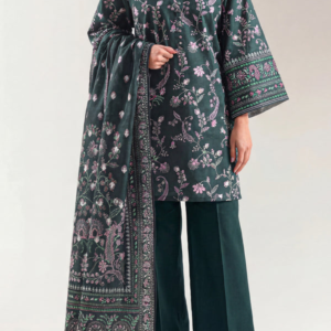 Unstitched Printed Lawn 3 Piece