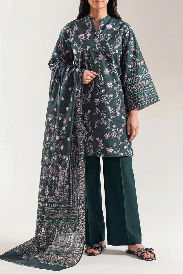 Unstitched Printed Lawn 3 Piece - SY04A 1 Unstitched Printed Lawn 3 Piece