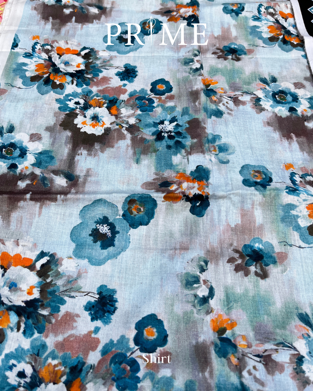 Pastel Blue Floral - Prime Collection 3 Piece Lawn Suit - BCT 11 4 Prime Collection 3 Piece Lawn Suit