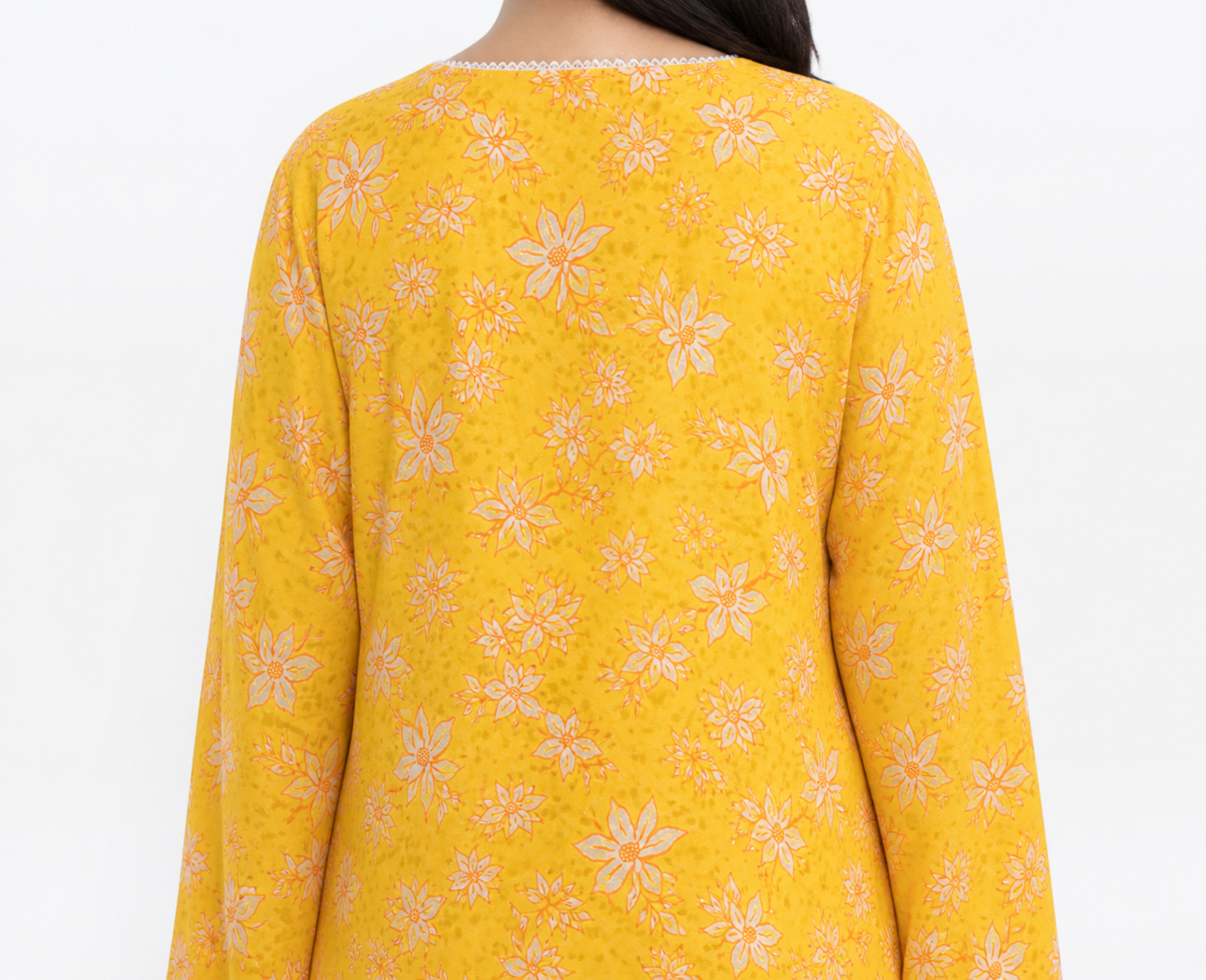 Bright Floral 2-Piece Co-Ord Set with Embellished Kurta 3 Bright Floral 2-Piece Co-Ord