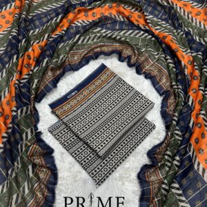 Prime Collection 3PC Printed Lawn Suit