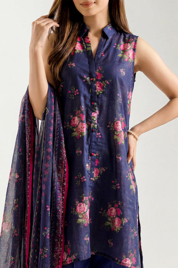 Midnight Rose Printed Lawn Suit – 3 Piece D012 6 Midnight Rose Printed Lawn Suit – 3 Piece