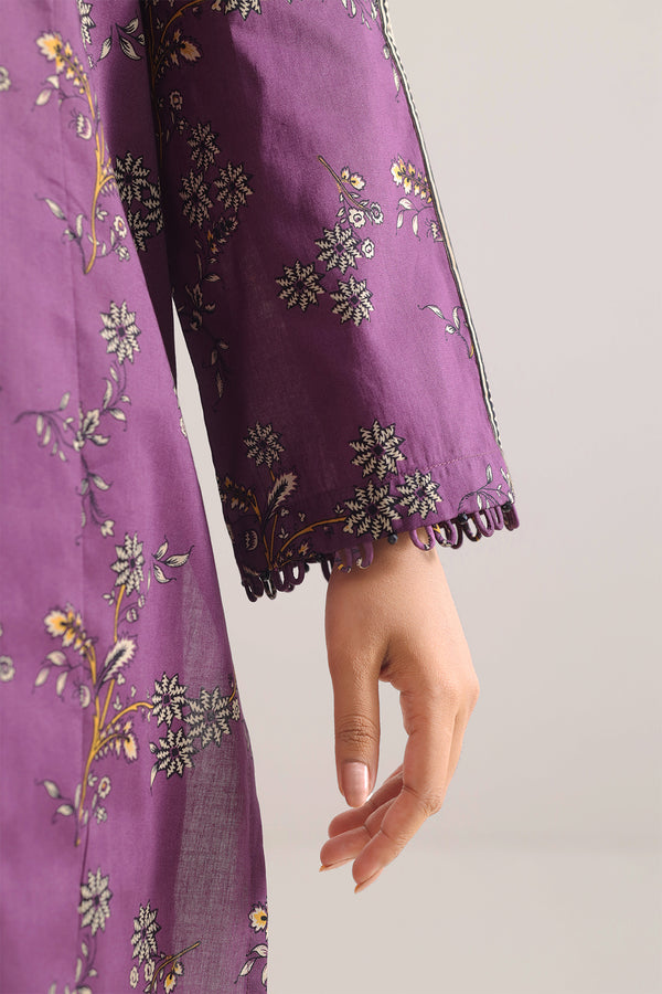 Royal Amethyst Printed Lawn Suit – 3 Piece D011 7 Royal Amethyst Printed Lawn Suit